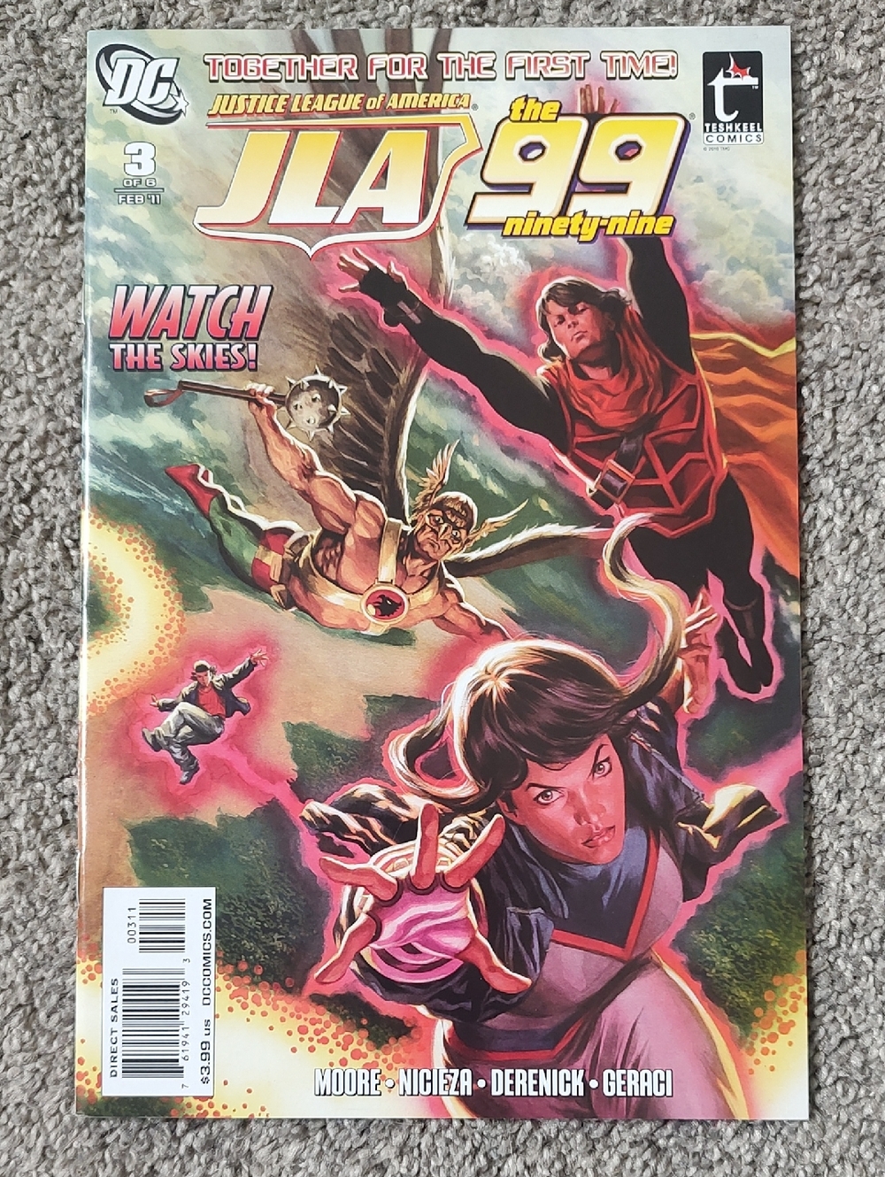 FREE With Purchase - DC Comics JLA/The 99 Issue 3 February 2011